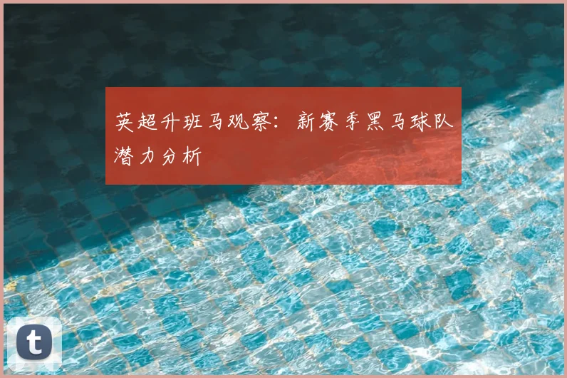 英超升班马观察：新赛季黑马球队潜力分析